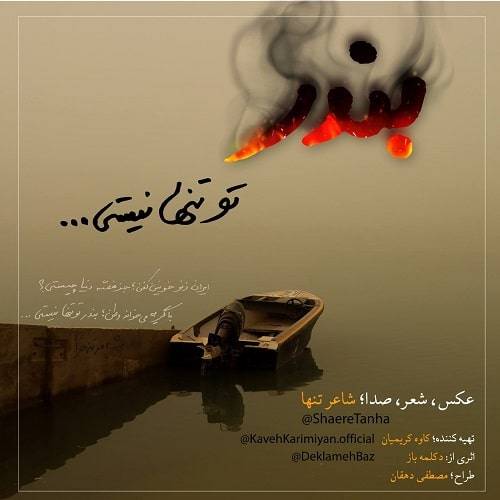 دانلود آهنگ شاعرِ تنها بندر تو تنها نیستی با لینک مستقیم و کیفیت بالا 128,320 و متن ترانه در بیتافام 